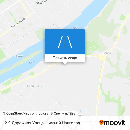 Карта 2-Я Дорожная Улица