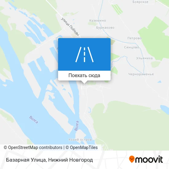 Карта Базарная Улица