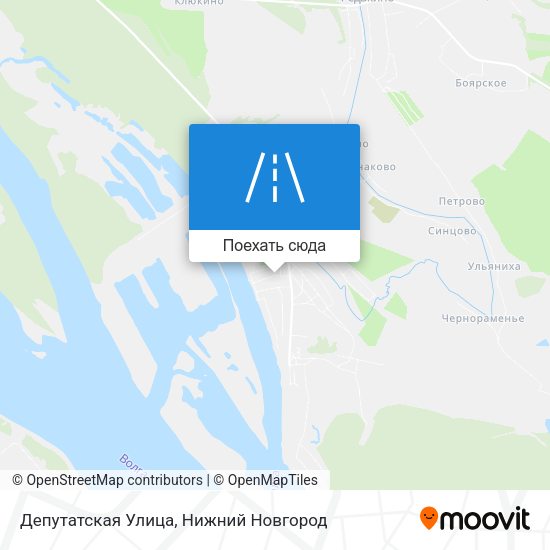 Карта Депутатская Улица