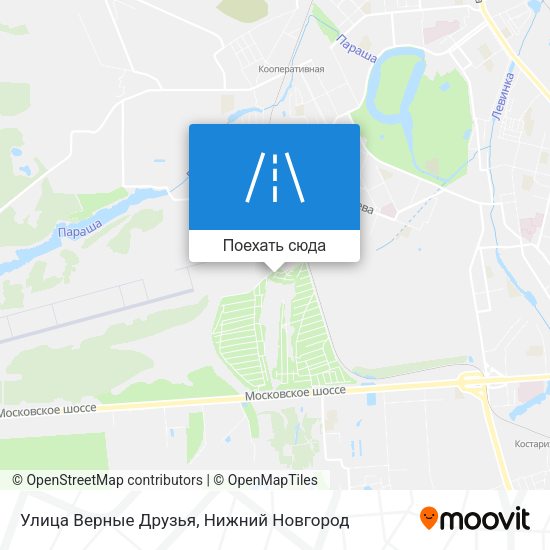Карта Улица Верные Друзья
