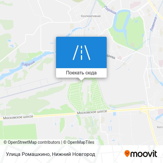 Карта Улица Ромашкино