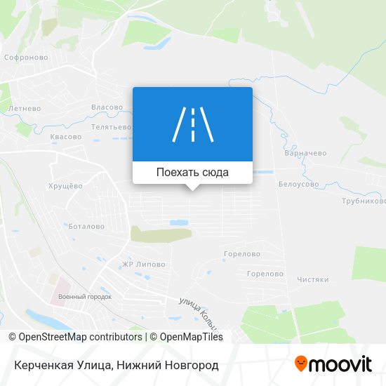 Карта Керченкая Улица