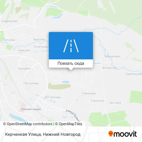 Карта Керченкая Улица