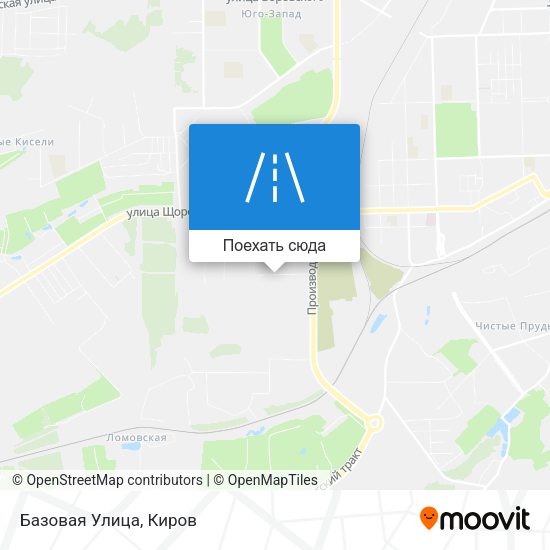 Карта Базовая Улица