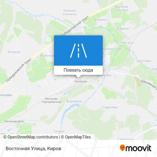 Карта Восточная Улица