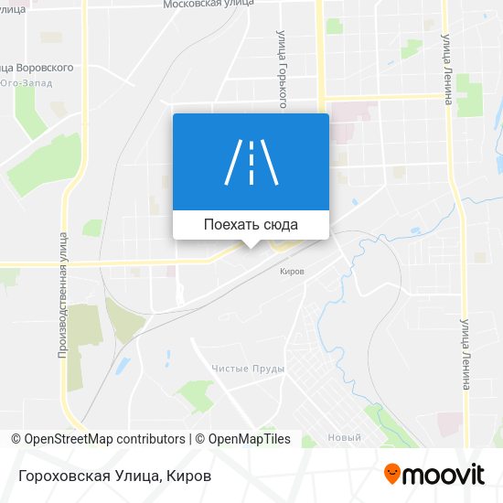 Карта Гороховская Улица