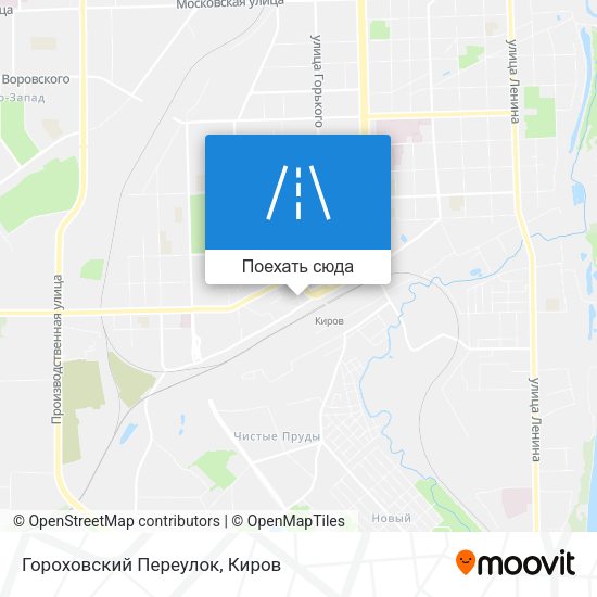 Карта Гороховский Переулок