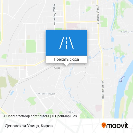 Карта Деповская Улица