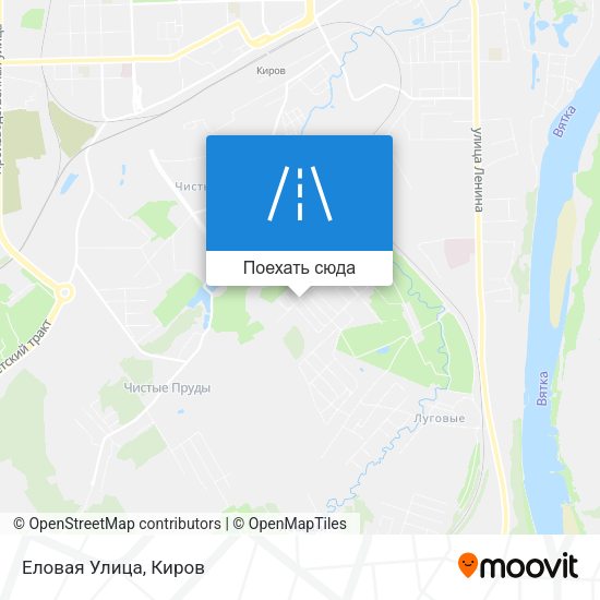 Карта Еловая Улица