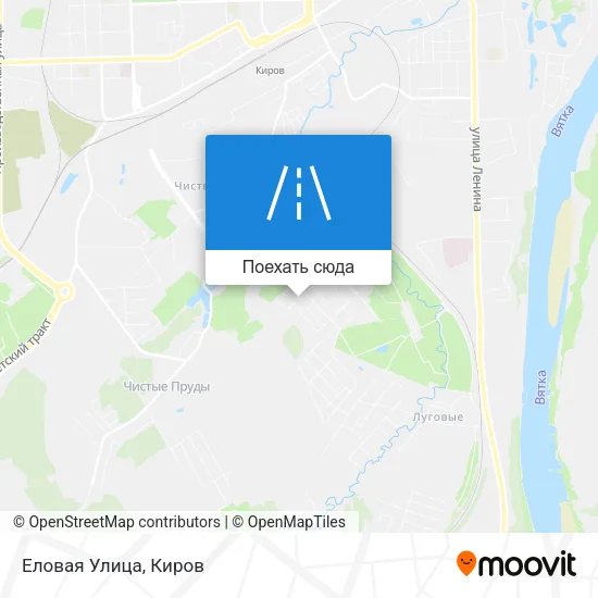 Карта Еловая Улица