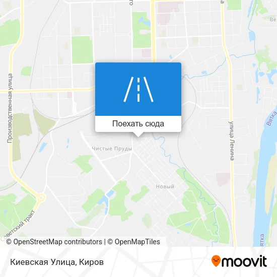 Карта Киевская Улица