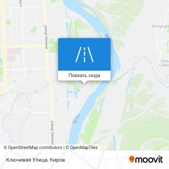 Карта Ключевая Улица