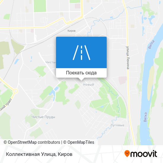 Карта Коллективная Улица