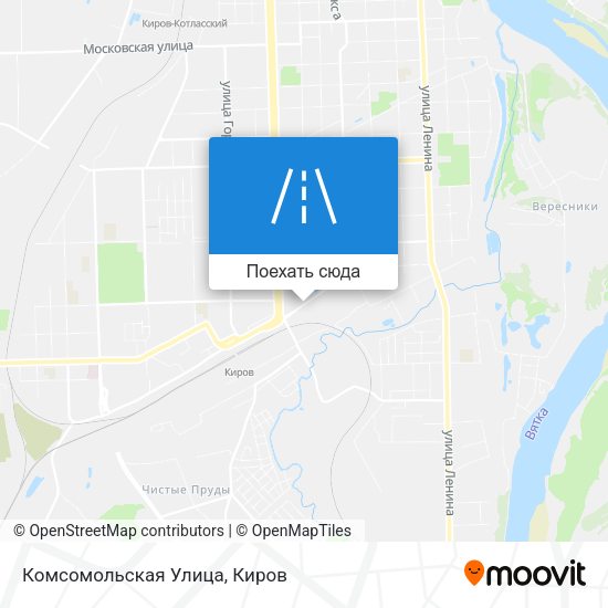 Карта Комсомольская Улица