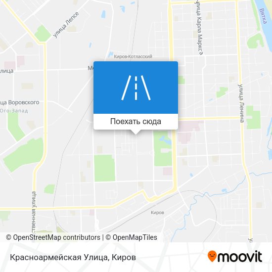 Карта Красноармейская Улица