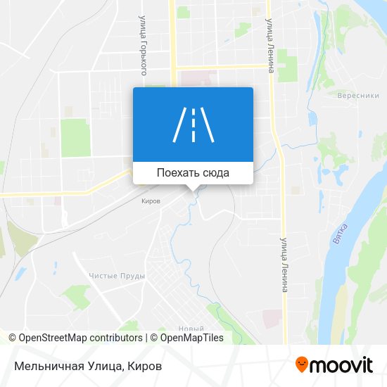 Карта Мельничная Улица