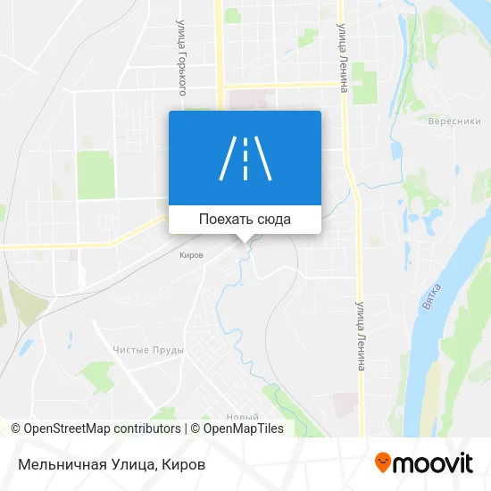 Карта Мельничная Улица