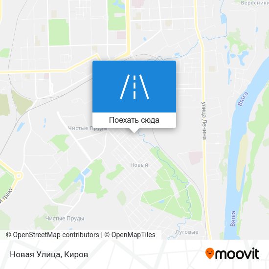Карта Новая Улица