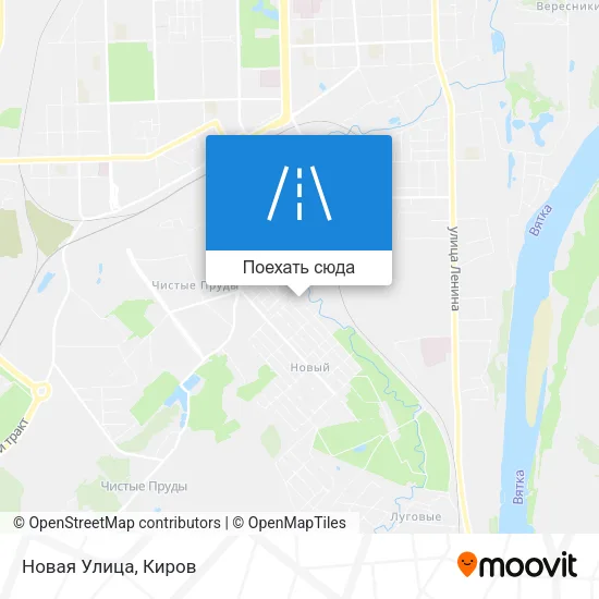 Карта Новая Улица