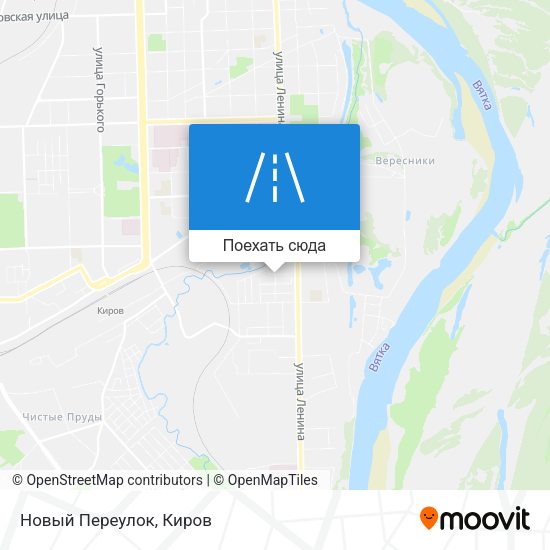 Карта Новый Переулок
