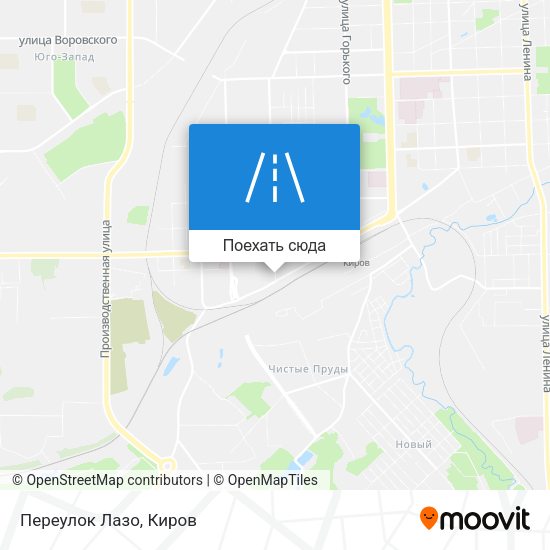 Карта Переулок Лазо