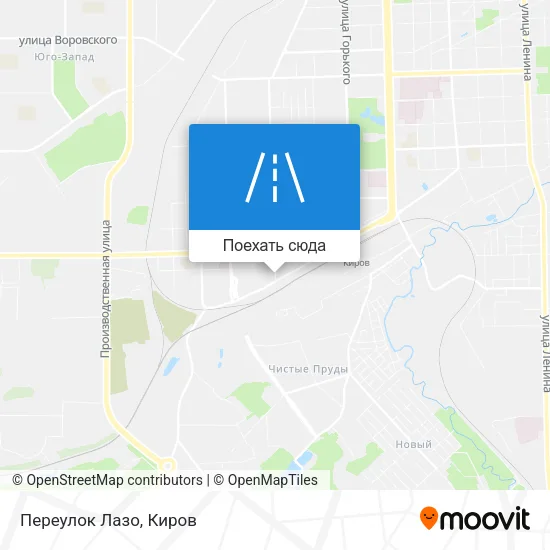 Карта Переулок Лазо
