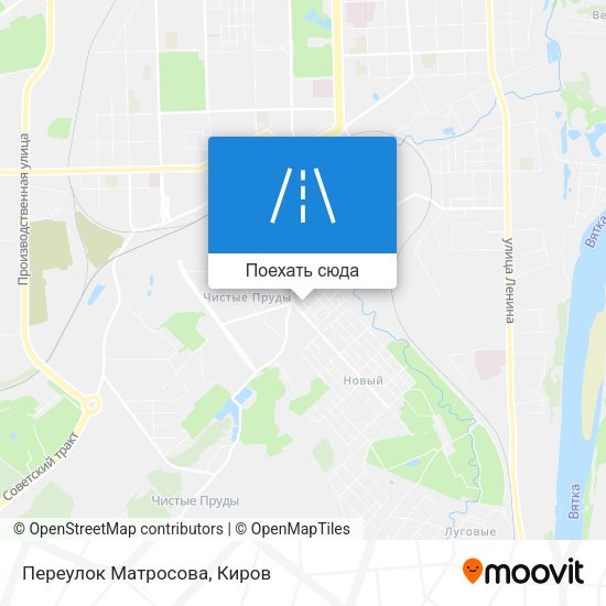 Карта Переулок Матросова