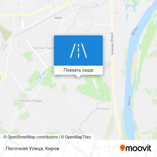 Карта Песочная Улица
