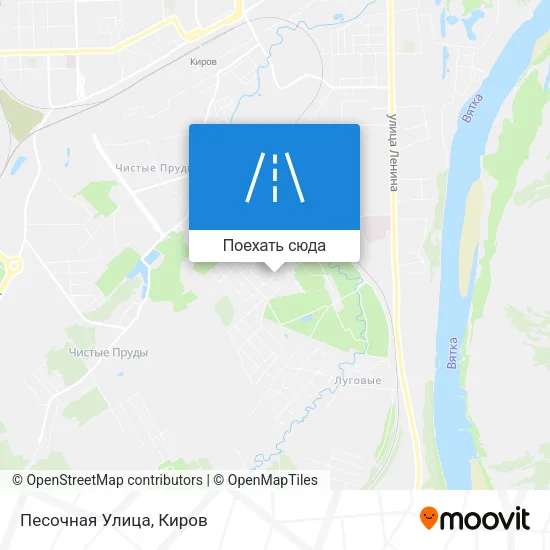 Карта Песочная Улица