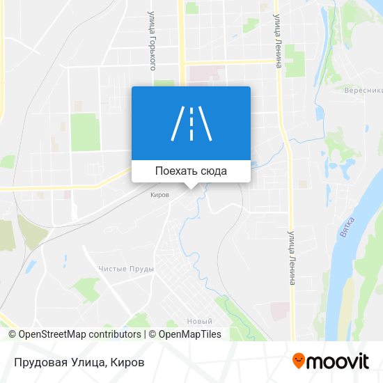 Карта Прудовая Улица