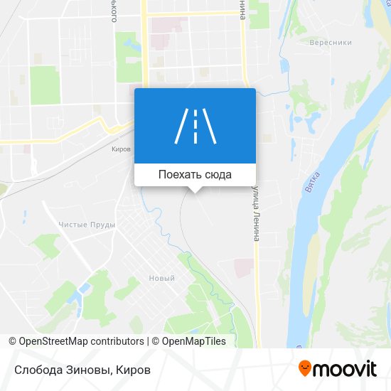 Карта Слобода Зиновы