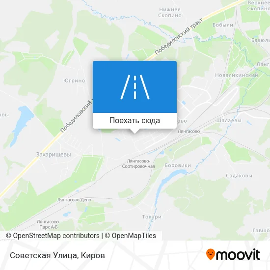 Карта Советская Улица