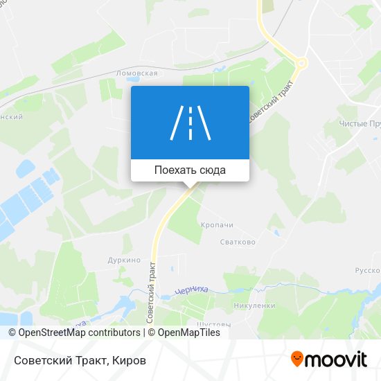 Карта Советский Тракт