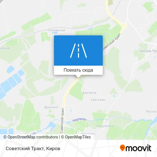 Карта Советский Тракт