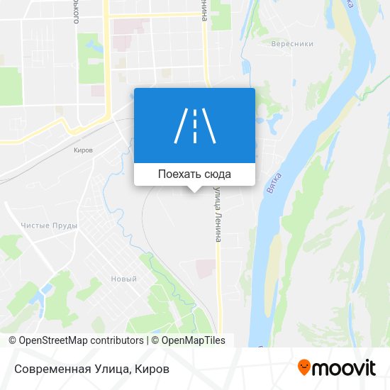 Карта Современная Улица