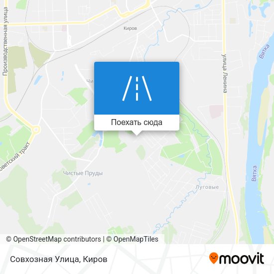 Карта Совхозная Улица