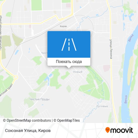 Карта Союзная Улица