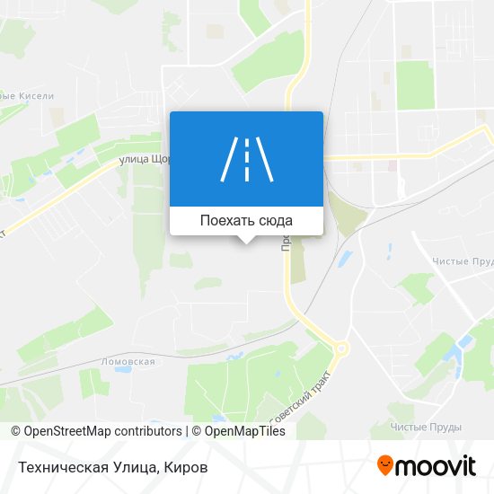 Карта Техническая Улица