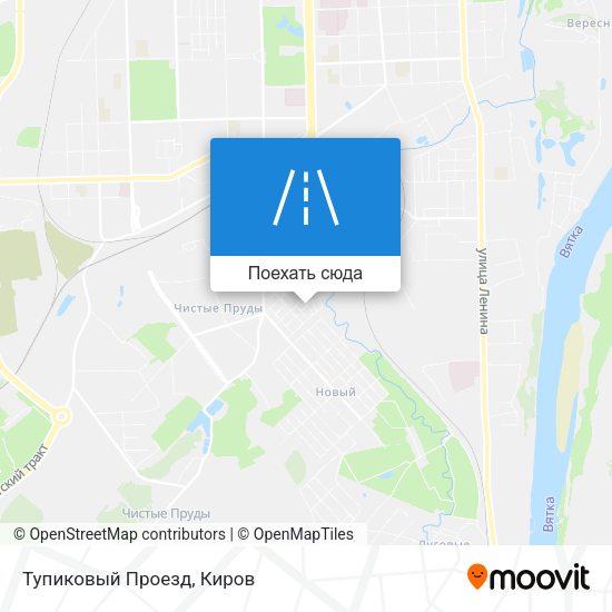 Карта Тупиковый Проезд