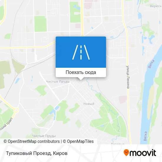 Карта Тупиковый Проезд