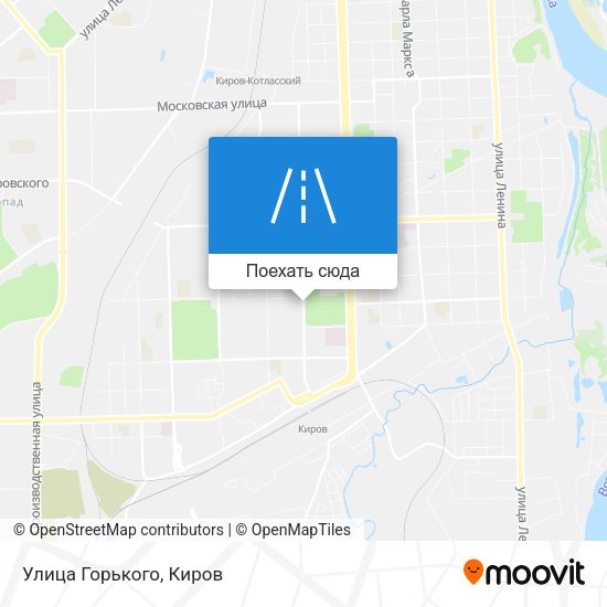 Карта Улица Горького