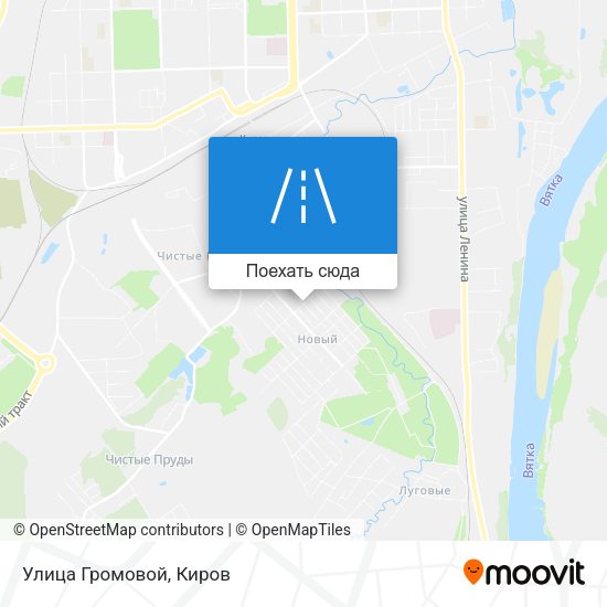 Карта Улица Громовой