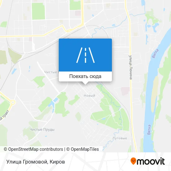 Карта Улица Громовой