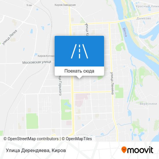 Карта Улица Дерендяева