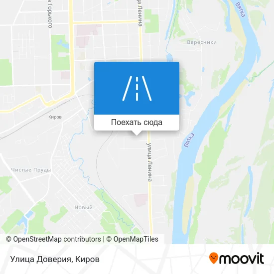 Карта Улица Доверия