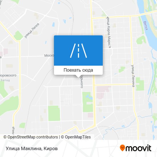 Карта Улица Маклина