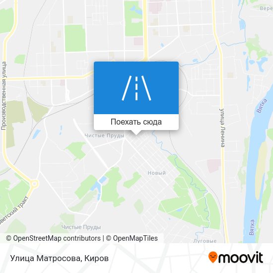 Карта Улица Матросова