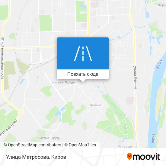 Карта Улица Матросова
