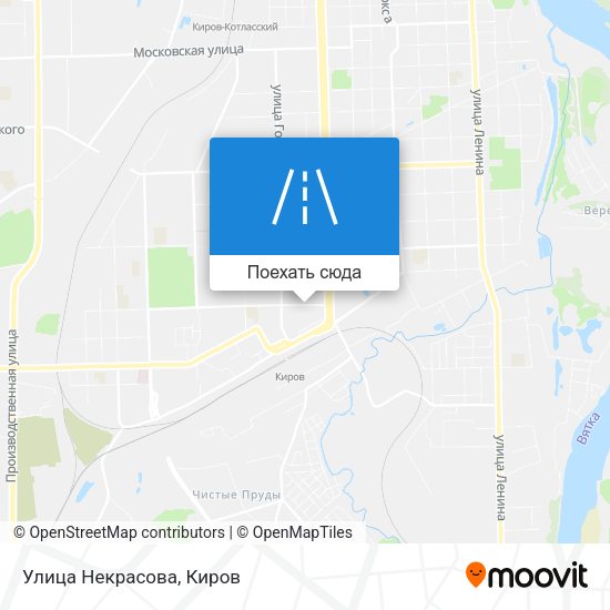 Карта Улица Некрасова