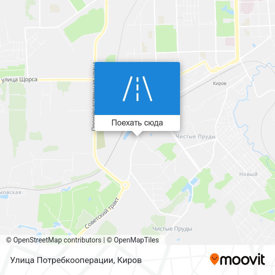 Карта Улица Потребкооперации